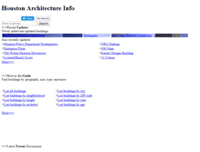 Tablet Screenshot of houstonarchitecture.com