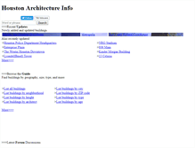 Tablet Screenshot of houstonarchitecture.info